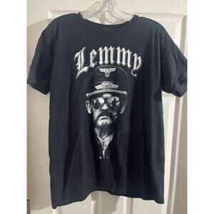 Lemmy Kilmister Absolute Cult Shirt Sz L Motörhead Music Rock Band Black